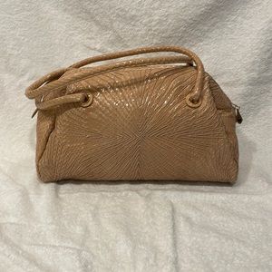 Judith Leiber snakeskin hand bag